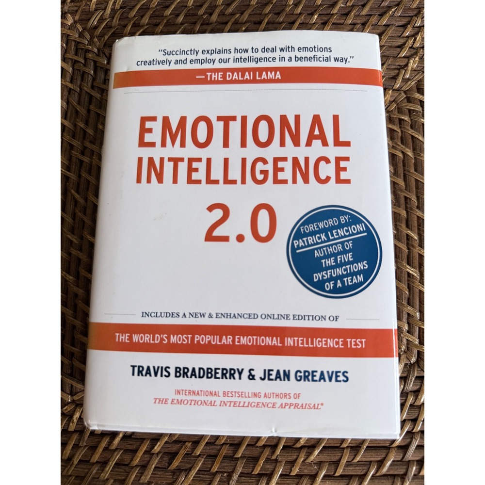 Emotional Intelligence 2.0 Travis Bradberry Jean Greaves Hardcover Book EQ